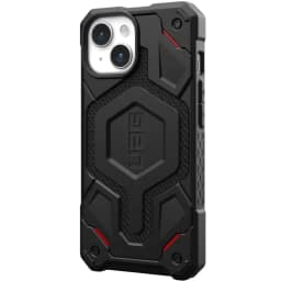 Чехол UAG с поддержкой MagSafe Monarch Pro для iPhone 15 Plus Kevlar Black, Черный — фото 8