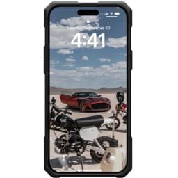 Чехол UAG с поддержкой MagSafe Monarch Pro для iPhone 15 Plus Carbon Fiber, Серый — фото 5
