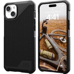 Чехол UAG с поддержкой MagSafe Metropolis LT для iPhone 15 Plus Kevlar Black, Черный — фото 2