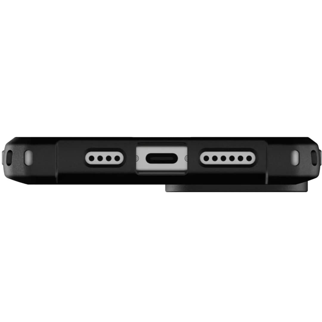 Чехол UAG с поддержкой MagSafe Metropolis LT для iPhone 15 Plus Kevlar Black, Черный — фото 5