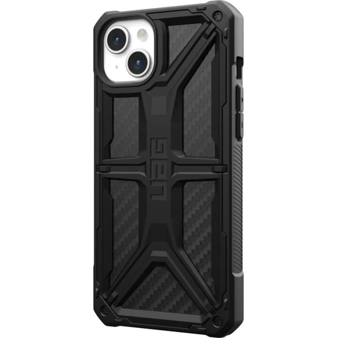 Чехол UAG Monarch для iPhone 15 Plus, Carbon Fiber — фото 2