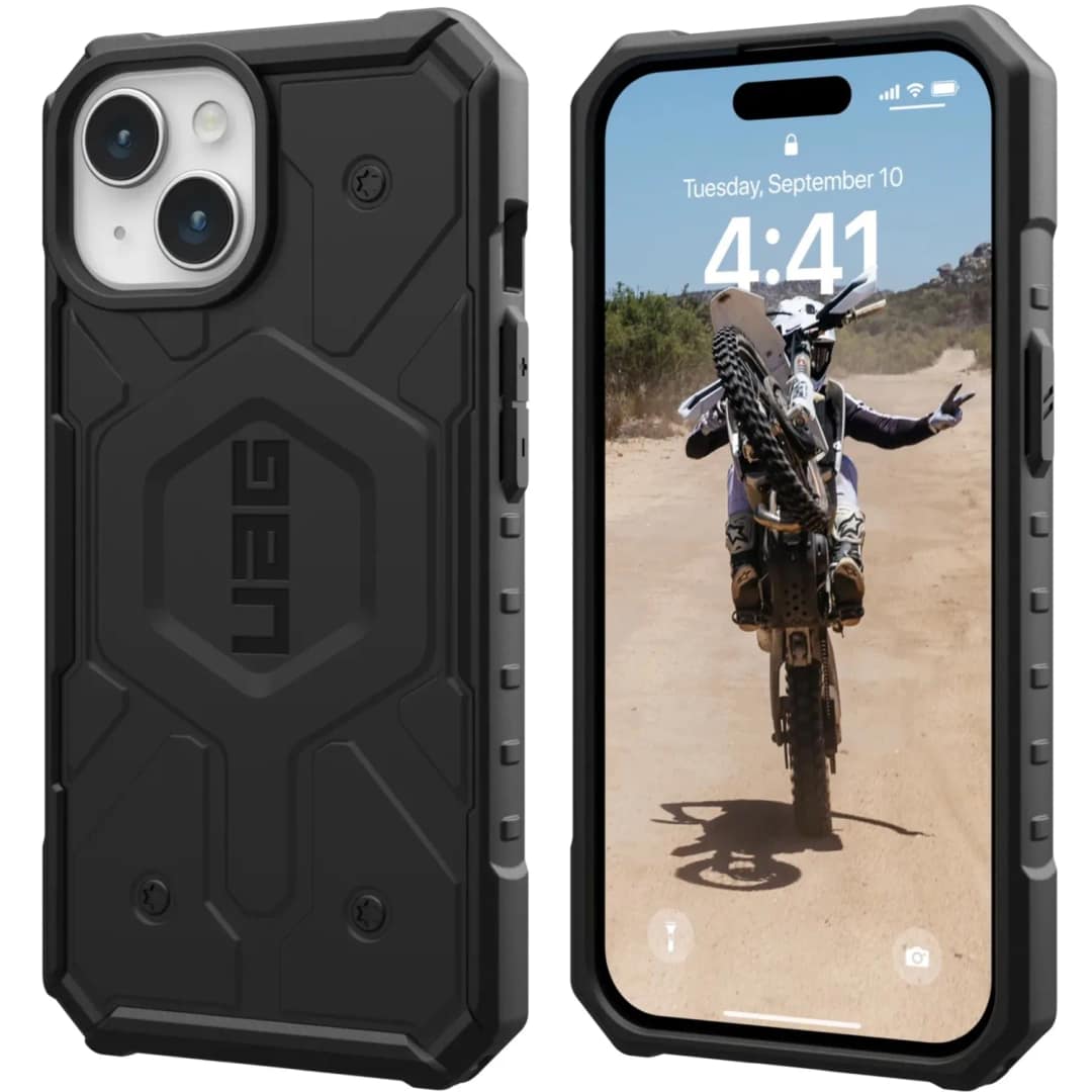 Чехол UAG с поддержкой MagSafe Pathfinder для iPhone 15 Plus Black, Черный — фото 4