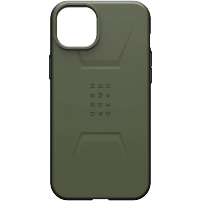 Чехол UAG с поддержкой MagSafe Civilian для iPhone 15 Plus Olive Drab, Зеленый