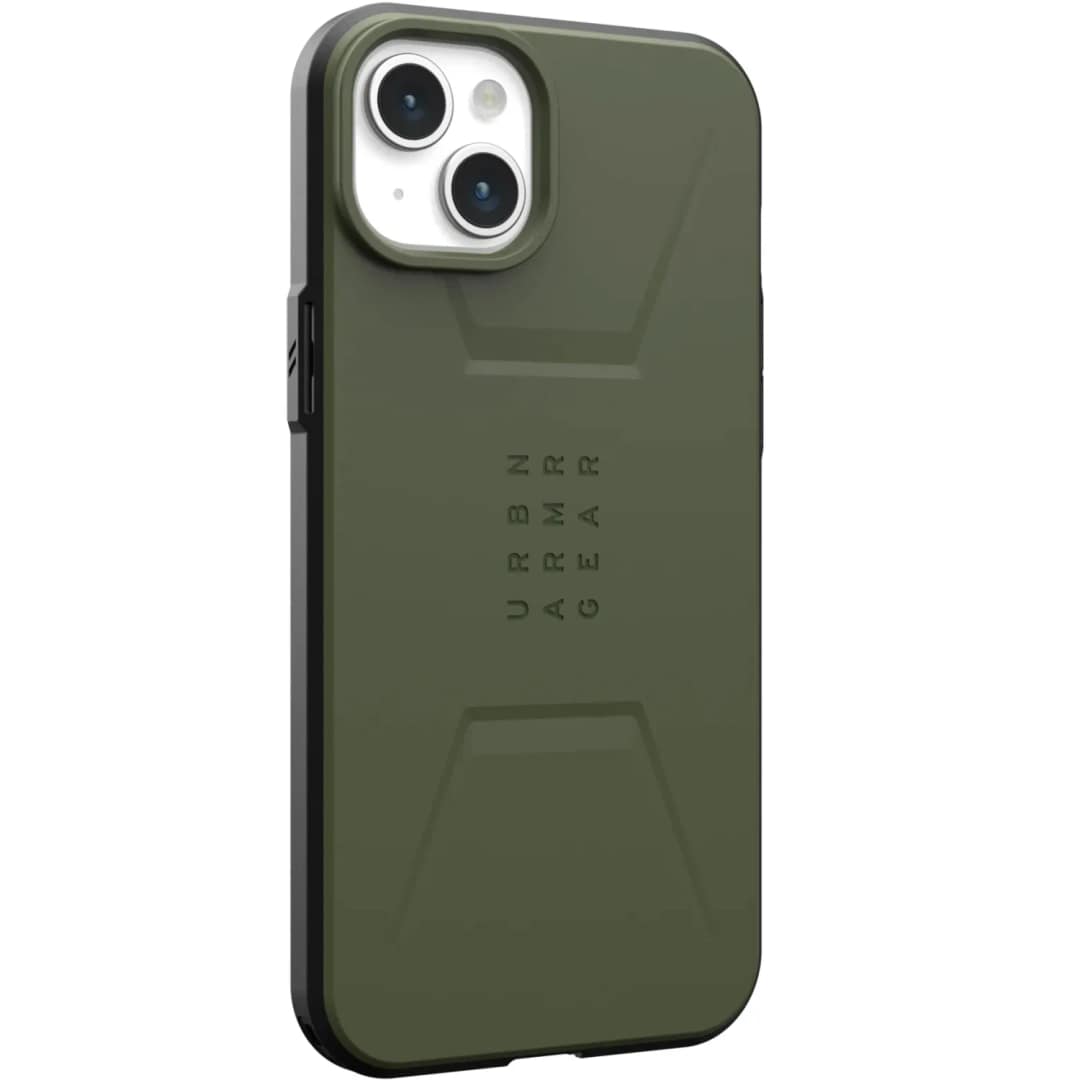 Чехол UAG с поддержкой MagSafe Civilian для iPhone 15 Plus Olive Drab, Зеленый — фото 7