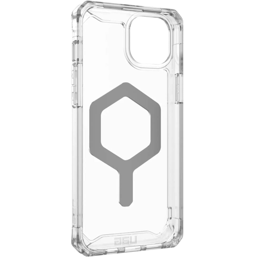 Чехол UAG с поддержкой MagSafe Plyo для iPhone 15 Plus Ice Silver, Серебристый — фото 3