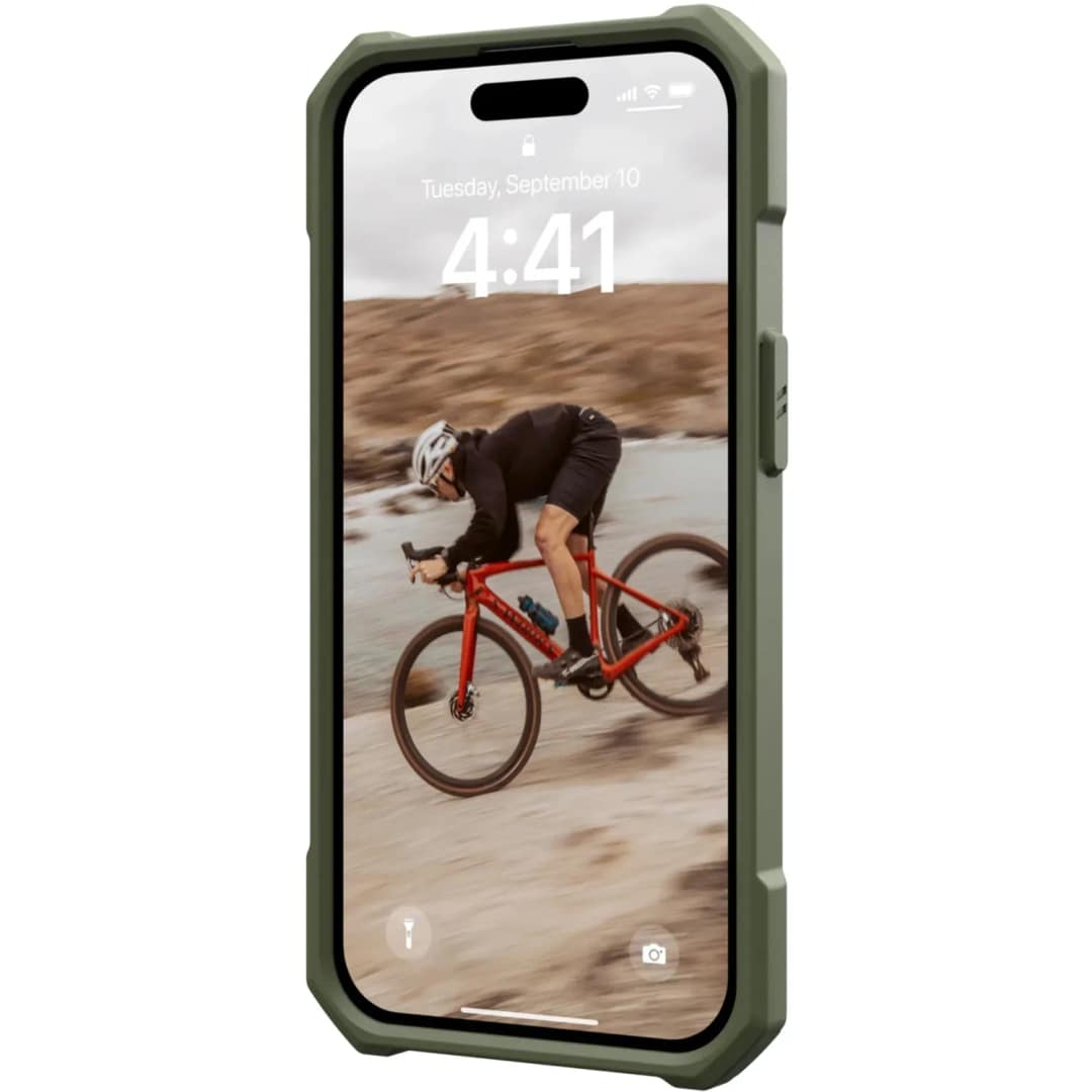 Чехол UAG с поддержкой MagSafe Essential Armor для iPhone 15 Plus Olive Drab, Зеленый — фото 5