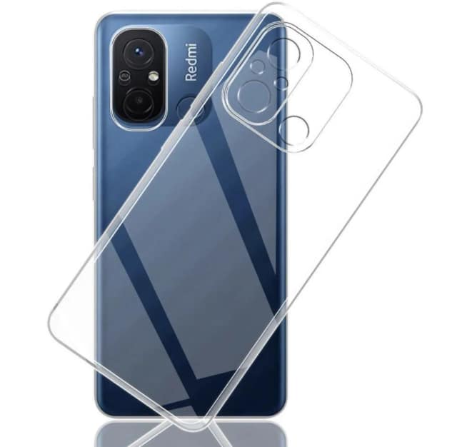 Чехол Silicone для Redmi 12C Clear, Прозрачный