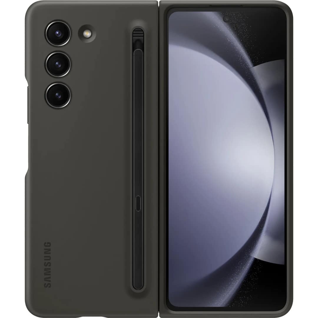 Чехол Samsung Series для Galaxy Galaxy Z Fold5 Slim S Pen Case Galaxy Graphite, Черный — фото 3