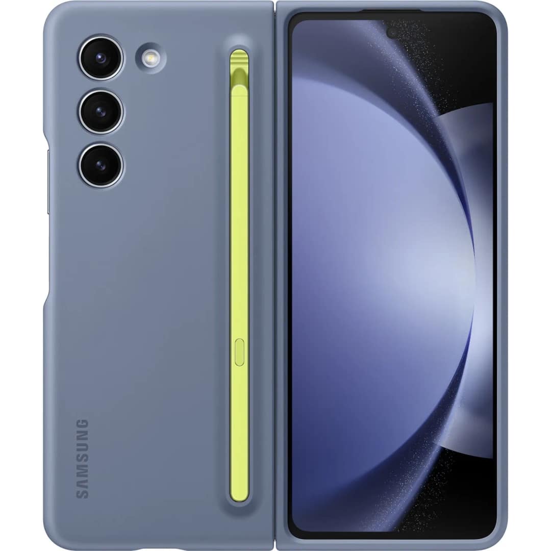 Чехол Samsung Series для Galaxy Galaxy Z Fold5 Slim S Pen Case Galaxy Blue, Голубой — фото 4