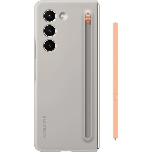 Чехол Samsung Series для Galaxy Galaxy Z Fold5 Slim S Pen Case Galaxy Sand, Бежевый