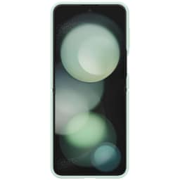Чехол Samsung Series для Galaxy Z Flip 5 Silicone Case with Ring Mint, Зеленый — фото 6