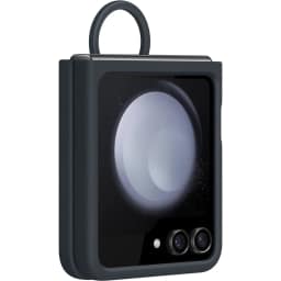 Чехол Samsung Series для Galaxy Z Flip 5 Silicone Case with Ring Indigo, Черный