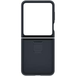 Чехол Samsung Series для Galaxy Z Flip 5 Silicone Case with Ring Indigo, Черный — фото 5