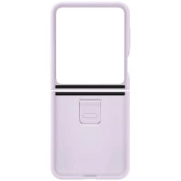 Чехол Samsung Series для Galaxy Z Flip 5 Silicone Case with Ring Lavender, Фиолетовый — фото 3