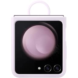 Чехол Samsung Series для Galaxy Z Flip 5 Silicone Case with Ring Lavender, Фиолетовый — фото 4