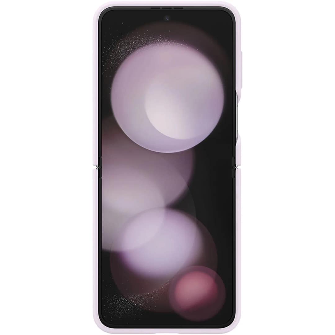 Чехол Samsung Series для Galaxy Z Flip 5 Silicone Case with Ring Lavender, Фиолетовый — фото 5