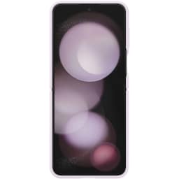 Чехол Samsung Series для Galaxy Z Flip 5 Silicone Case with Ring Lavender, Фиолетовый — фото 5
