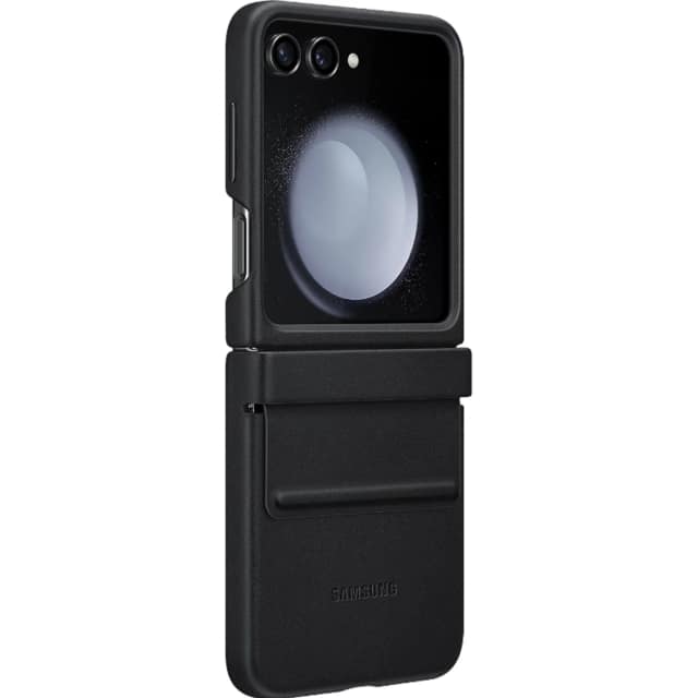 Чехол Samsung Series для Galaxy Z Flip 5 Flap Eco-Leather Case Black, Черный