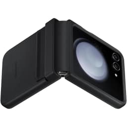 Чехол Samsung Series для Galaxy Z Flip 5 Flap Eco-Leather Case Black, Черный — фото 2