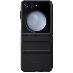 Чехол Samsung Series для Galaxy Z Flip 5 Flap Eco-Leather Case Black, Черный — фото 3
