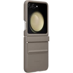 Чехол Samsung Series для Galaxy Z Flip 5 Flap Eco-Leather Case Etoupe, Серый
