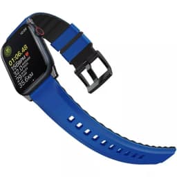 Ремешок Uniq Linus Airsoft Silicone 49mm Apple Watch Rasing Blue, Синий — фото 2