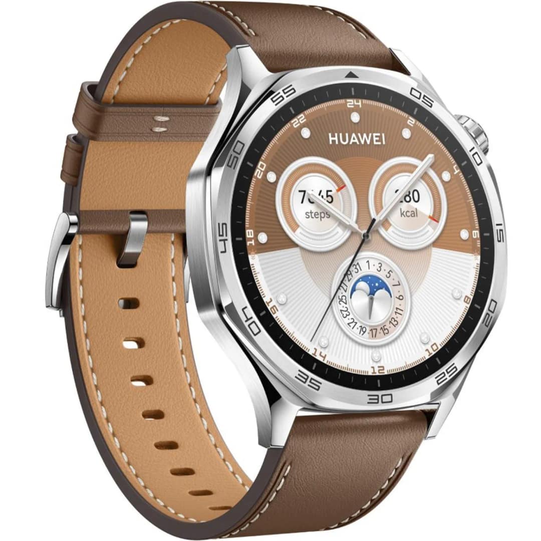 Смарт-часы Huawei Watch GT 5 46mm Brown Leather, Коричневый — фото 2