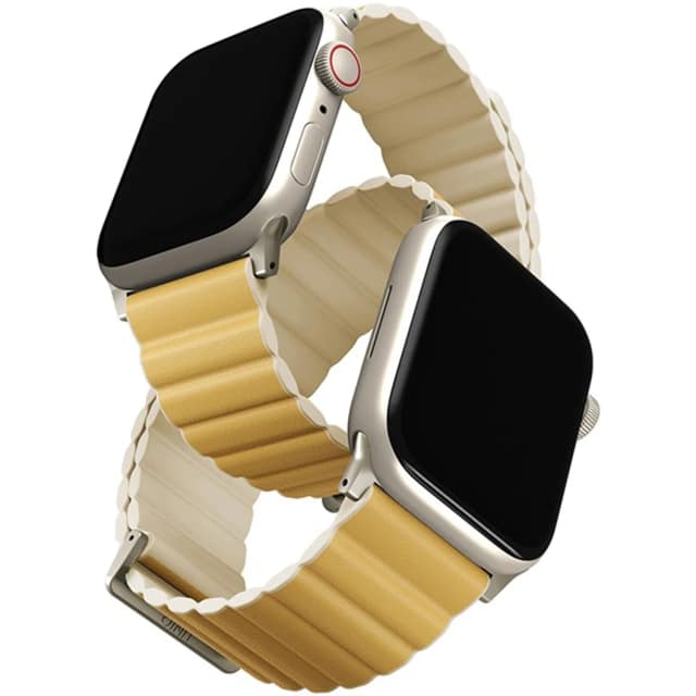 Ремешок Uniq Revix Premium для Apple Watch 38 40 41 Canary Yellow Ivory, Желтый