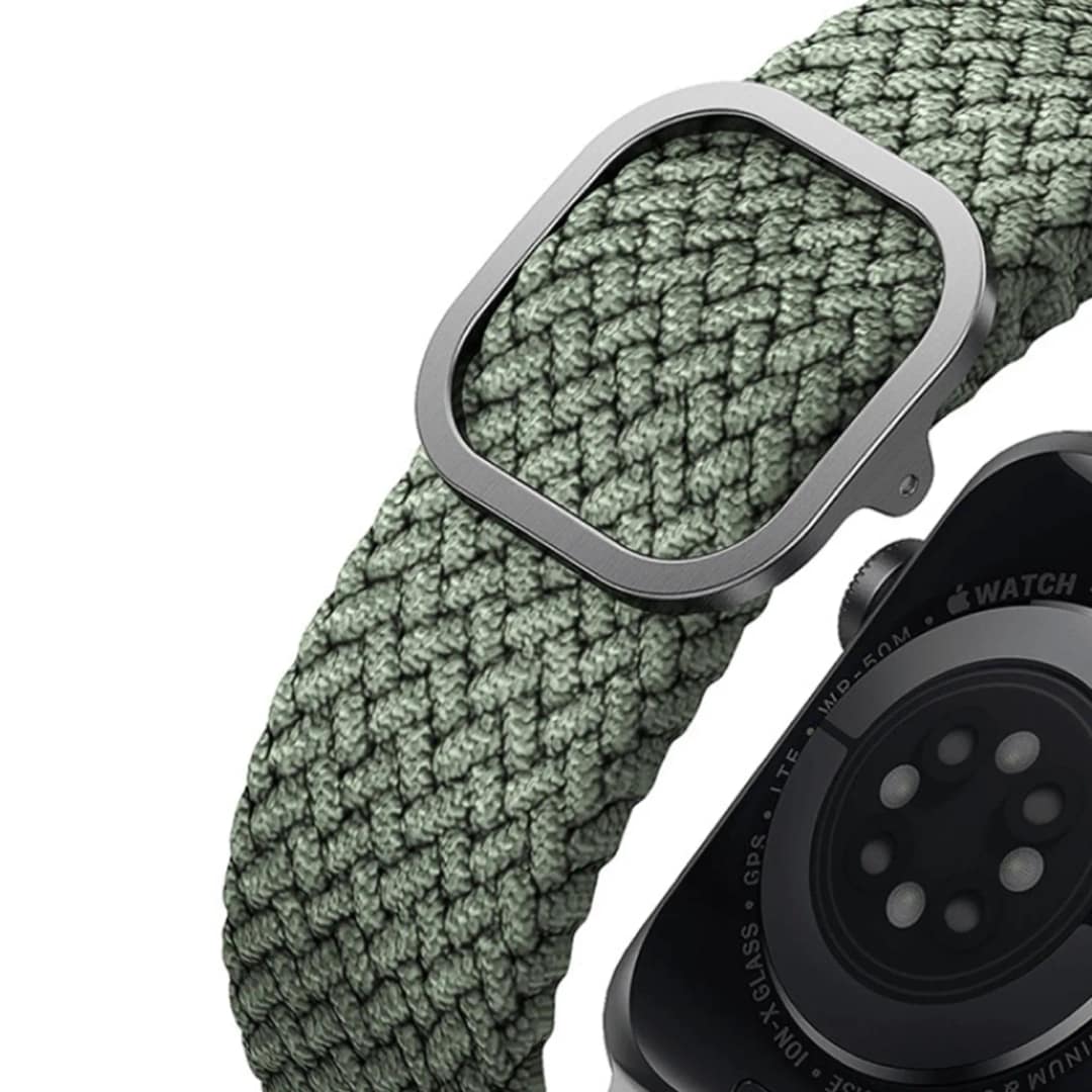 Ремешок Uniq Aspen Design Strap Braided для Apple Watch 38 40 41 Green, Зеленый — фото 3
