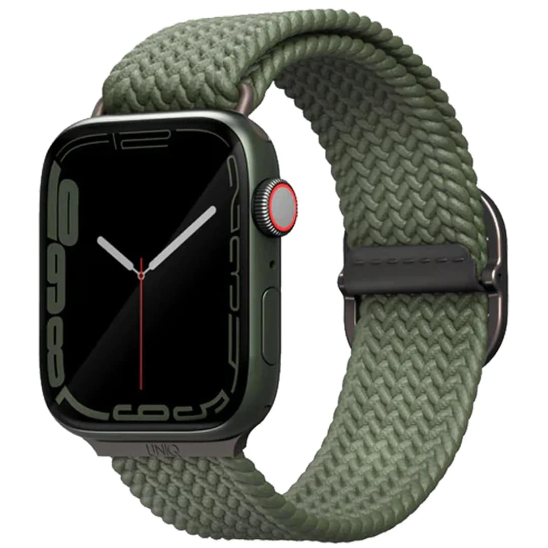 Ремешок Uniq Aspen Design Strap Braided для Apple Watch 38 40 41 Green, Зеленый — фото 4