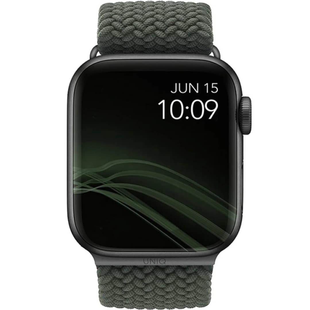 Ремешок Uniq Aspen Design Strap Braided для Apple Watch 38 40 41 Green, Зеленый — фото 7