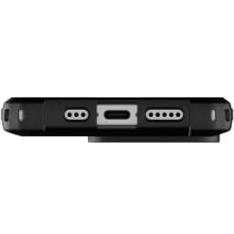Чехол UAG с поддержкой MagSafe Metropolis LT для iPhone 15 Pro Kevlar Black, Черный — фото 5