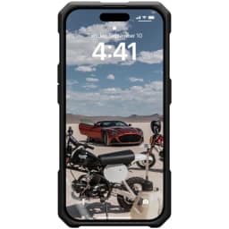 Чехол UAG с поддержкой MagSafe Monarch Pro для iPhone 15 Pro Kevlar Elemental Green, Зеленый — фото 5