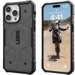 Чехол UAG с поддержкой MagSafe Pathfinder для iPhone 15 Pro Silver, Серый — фото 5