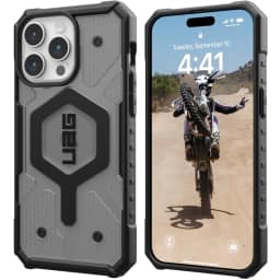 Чехол UAG с поддержкой MagSafe Pathfinder для iPhone 15 Pro Ash, Прозрачный тёмный — фото 5