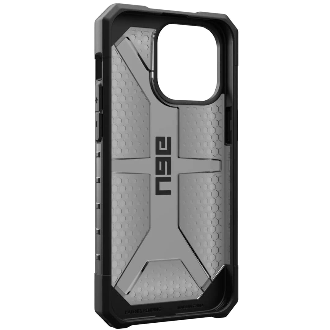 Чехол UAG Plasma для iPhone 15 Pro Ash, Прозрачный тёмный — фото 3
