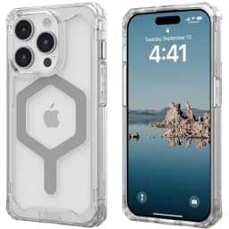 Чехол UAG с поддержкой MagSafe Plyo для iPhone 15 Pro Ice Silver, Серебристый — фото 4