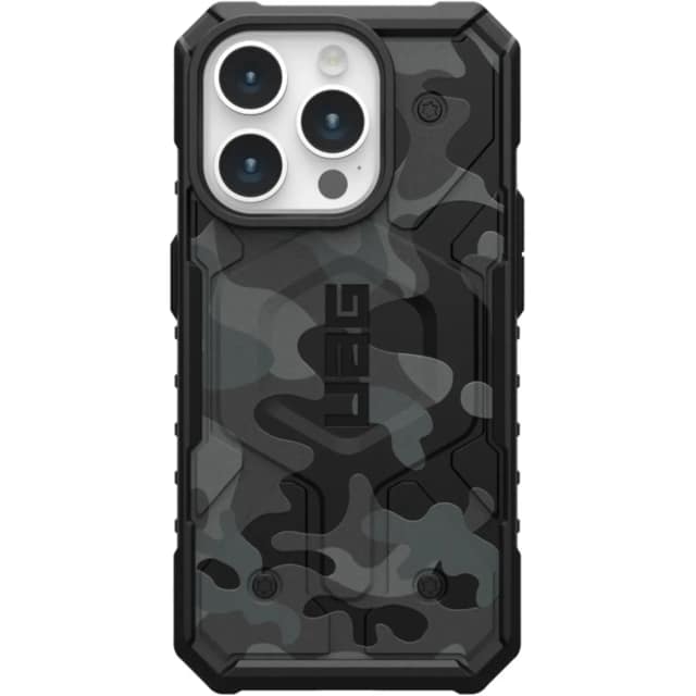 Чехол UAG с поддержкой MagSafe Pathfinder SE для iPhone 15 Pro Black Midnight Camo, Черный