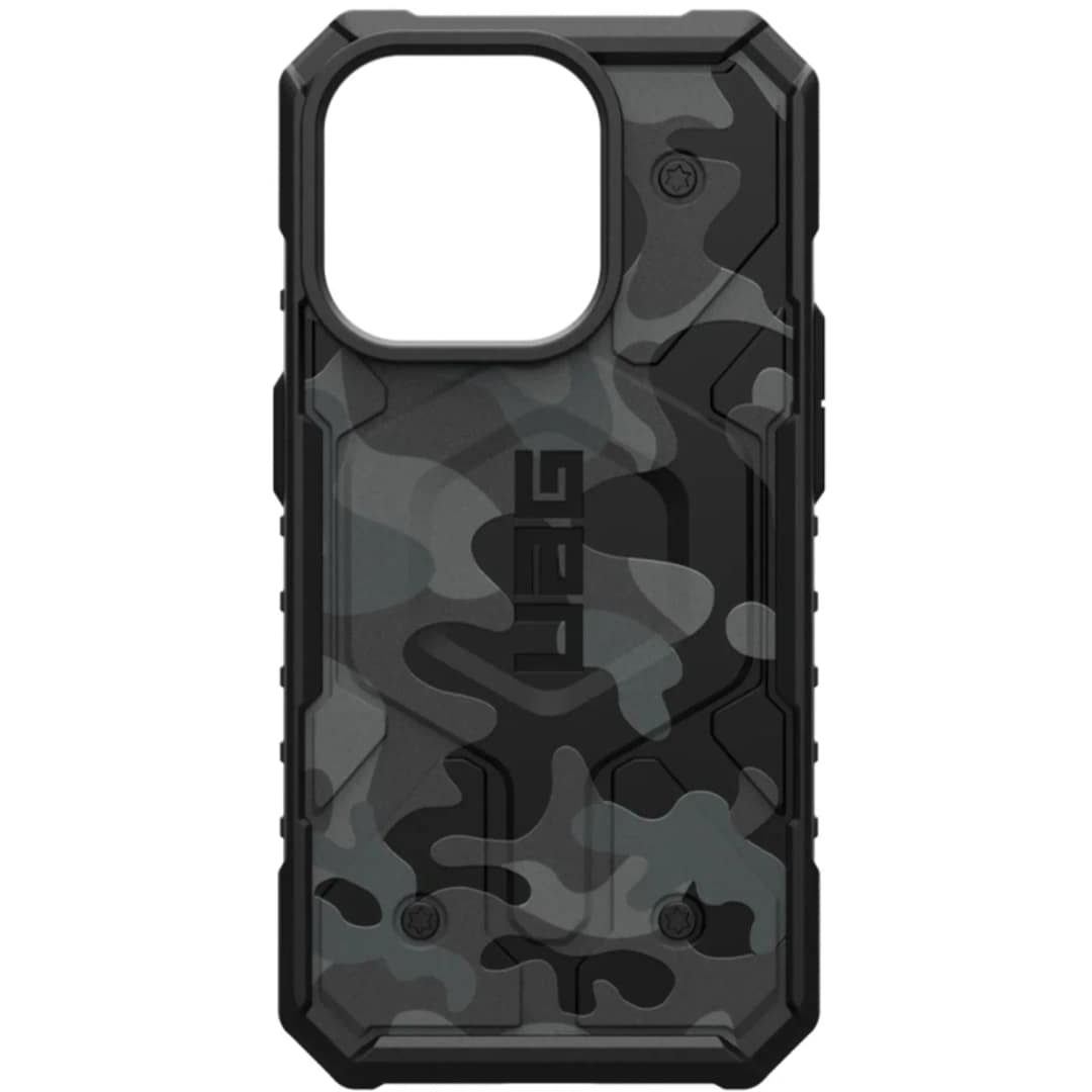 Чехол UAG с поддержкой MagSafe Pathfinder SE для iPhone 15 Pro Black Midnight Camo, Черный — фото 3