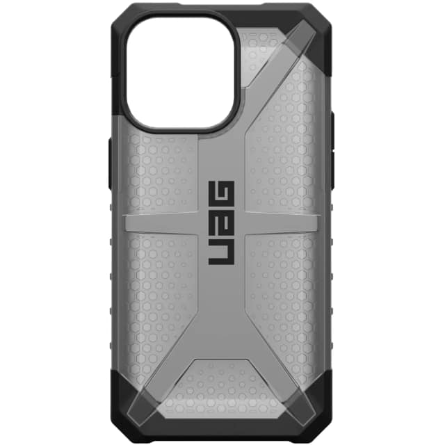 Чехол UAG Plasma для iPhone 15 Pro Max Ash, Прозрачный тёмный
