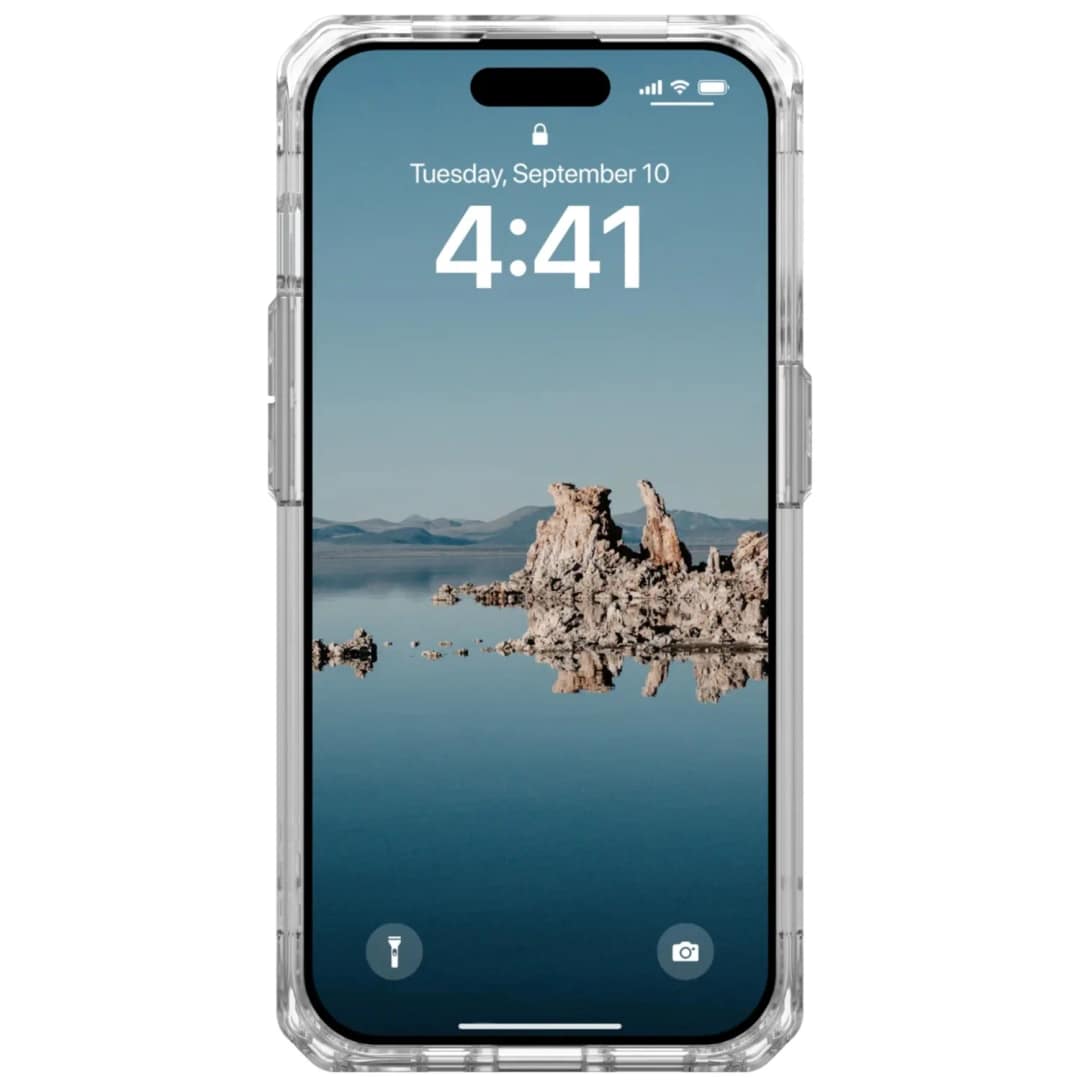 Чехол UAG с поддержкой MagSafe Plyo для iPhone 15 Pro Max Ice Silver, Серебристый — фото 5