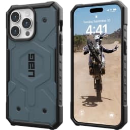 Чехол UAG с поддержкой MagSafe Pathfinder для iPhone 15 Pro Max Cloud Blue, Синий — фото 5