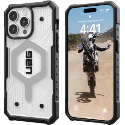 Чехол UAG с поддержкой MagSafe Pathfinder для iPhone 15 Pro Max Ice, Прозрачный — фото 5