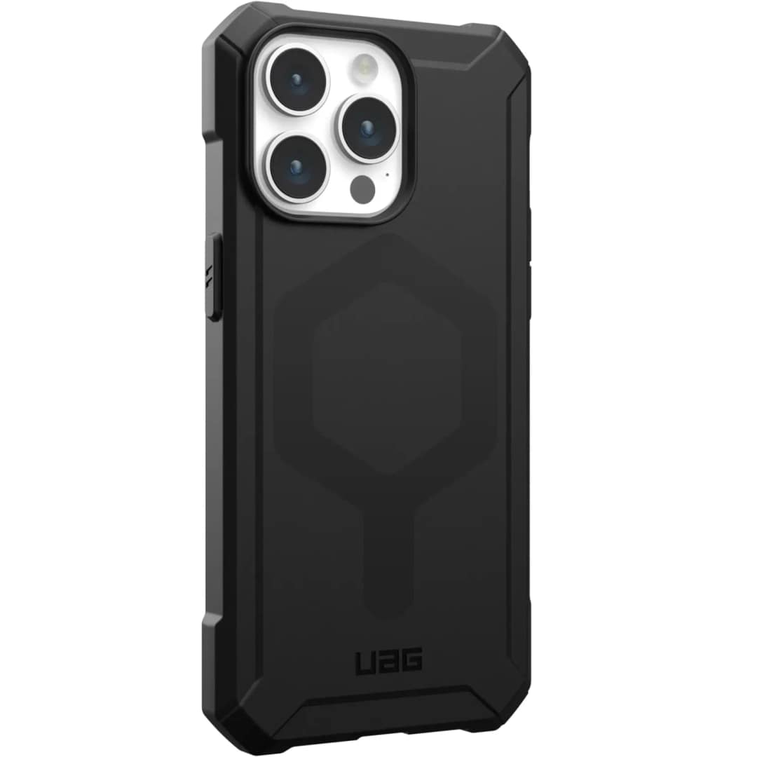 Чехол UAG с поддержкой MagSafe Essential Armor для iPhone 15 Pro Max Olive Drab, Черный — фото 6