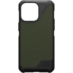 Чехол UAG с поддержкой MagSafe Metropolis LT для iPhone 15 Pro Max Kevlar Olive, Зеленый — фото 1