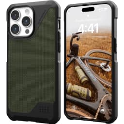 Чехол UAG с поддержкой MagSafe Metropolis LT для iPhone 15 Pro Max Kevlar Olive, Зеленый — фото 2