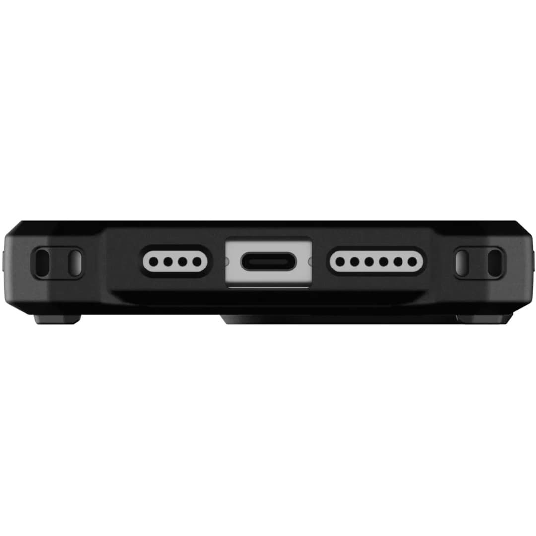 Чехол UAG с поддержкой MagSafe Monarch Pro для iPhone 15 Pro Max Carbon Fiber, Серый — фото 4