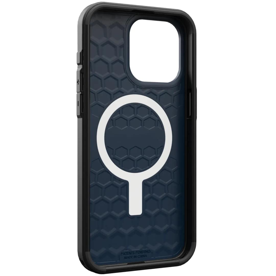 Чехол UAG с поддержкой MagSafe Civilian для iPhone 15 Pro Max Mallard, Синий — фото 3