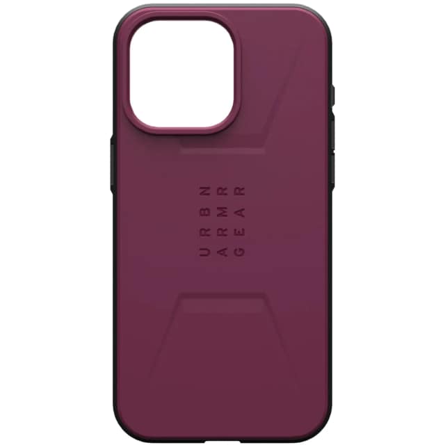 Чехол UAG с поддержкой MagSafe Civilian для iPhone 15 Pro Max Bordeaux, Бордовый