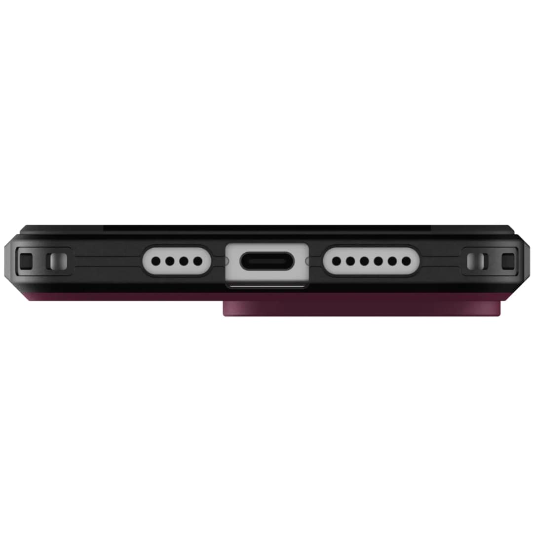 Чехол UAG с поддержкой MagSafe Civilian для iPhone 15 Pro Max Bordeaux, Бордовый — фото 3